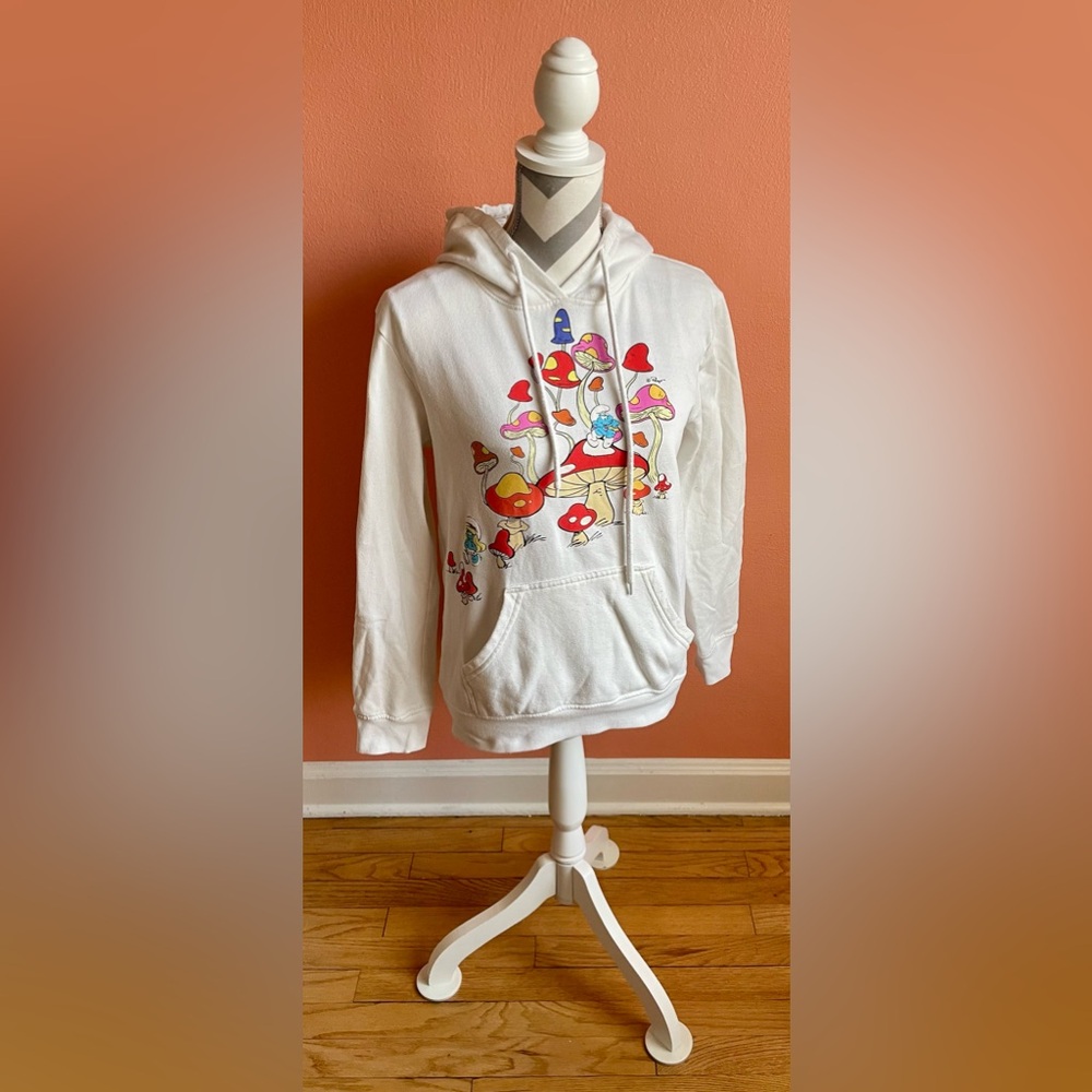 Smurfs 65th Anniversary White Hoodie